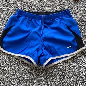 Blue Nike atheistic shorts